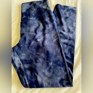 Lululemon align diamond dye Asphalt grey true navy size 8